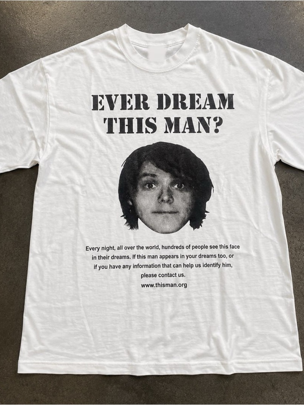 White My Chemical Romance "Ever Dream This Man?" Graphic T-Shirt